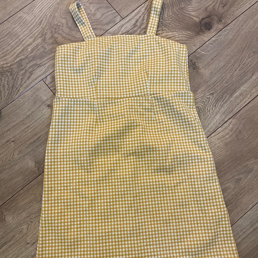 Girls pink overall dress